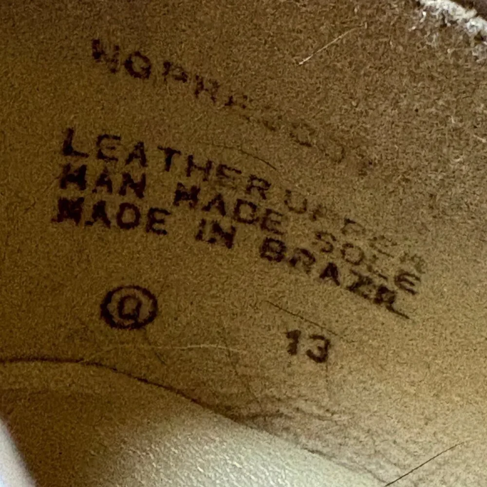 Nine West Taupe Leather Pumps – Size 6 - Picture 8 of 9